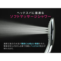 カクダイ ガオナ シャワーヘッドとホースのセット ワンタッチで切替 バイカラー 節水 3段切替 マッサージ ヘッドスパ GA-FH017 1個