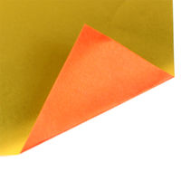 トーヨー 豪華金箔調折紙 赤/金 15cm 008101 1冊