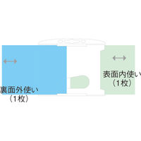 西敬 リールクリップ名札ID用 MLEーR346R 赤 1セット(3枚)（直送品）