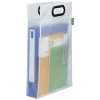 マグエックス メッシュバッグ A4 MMBーA4ーP 桃 1セット(3枚)（直送品）