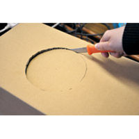 長谷川刃物　段ボールのこ　ダンちゃんキャップ付ＤＣー１９１Ｃ　3本　（直送品）