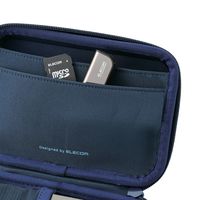 エレコム ポータブルHDDケース セミハード Lサイズ ブラック HDC-SH002BK 1個