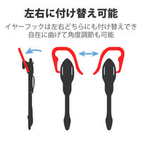ヘッドセット 片耳 イヤーフック USB接続 フレキシブルアーム HS-EP13USV エレコム 1個（直送品）