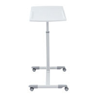 サンワサプライ　ノートパソコンデスク（白）　幅700×奥行450×高さ700・760・820・880mm　NPC-10W　（直送品）