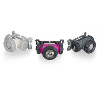乾電池式LEDヘッドライトM075D　マゼンダ　防災推奨　LE-M075D-M　1セット（6個）　TJMデザイン　（直送品）