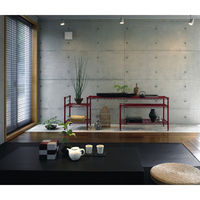 【サイズ＆カラー・オーダーシステム】ホームエレクター　オーダーサイドアップシェルフ（棚板）　ダークレッド　幅1275x奥行400mm　1枚　（直送品）