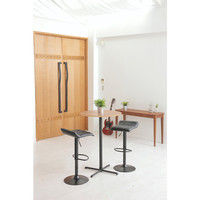 【軒先渡し】関家具　CIELO（シエロ）　カウンターチェア　PUブラック　TCC-609　1脚　（直送品）