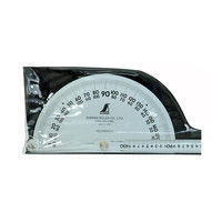 プロトラクター　No.1000　シルバー　φ320　竿目盛1m　62847　シンワ測定　（直送品）