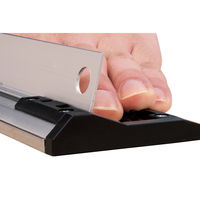 シンワ測定 アルミカッター定規 カット師PROTECT 1m 併用目盛 65066 1セット(2個)