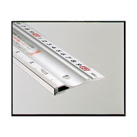 シンワ測定 アルミカッター定規 カット師 1m 併用目盛 取手付 65093 1セット(2個:1個×2)