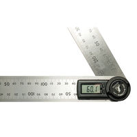 シンワ測定 デジタルプロトラクター 20cm ホールド機能付 62495 1個