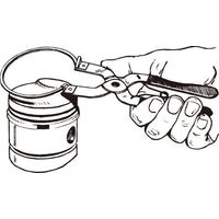 エスコ ピストンリングインストーラー EA603DH 1セット(4丁)（直送品）