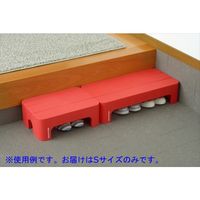 サンカ　デコラステップショート　Sサイズ　レッド　幅395×奥行280×高さ140mm　DS-SSRE