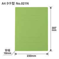 プラス フラットF樹脂 021N A4S LGR NO.021N 1セット(10冊)（直送品）