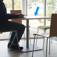 【車上渡し】アールエフヤマカワ リフレッシュテーブル ナチュラル 幅800×奥行800×高さ700mm 1台（直送品）