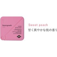 ノルコーポレーション ウォッシュニーフルーツ ペーパーハンドソープ 携帯用かみせっけん スウィートピーチの香り 1個(40枚入)×12セット（直送品）