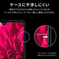 Xperia Ace III SO-53C/SOG08 ガラスフィルム 液晶保護フィルム スタンダードサイズ スーパークリア LEPLUS1個（直送品）