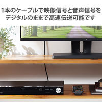 HDMIケーブル 15m 4K 60p 金メッキ 長尺 無給電タイプ ARC ブラック DH-HDLOA15BK エレコム 1個（直送品）