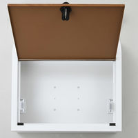 山善 YAMAZEN メールボックス WP1603D(WH/WD) 1台（直送品）