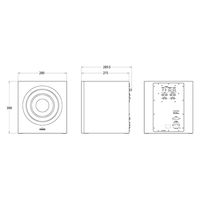 FOSTEX 密閉型アクティブ・サブウーハー PM-SUB8(1台) 1個（直送品）