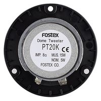 FOSTEX かんすぴシリーズ 20mmソフトドームツィーター PT20K 1個（直送品）