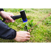 角利産業 静音ペグハンマー レッド 23000434 1本（直送品）