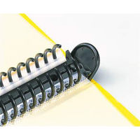 ライオン事務器 クリアーバインダー A4S 30穴 CB-543 ブルー 14581 1冊