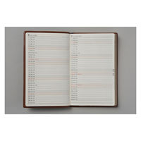 高橋書店 【2023年版】ビジネス手帳4 手帳判 見開き1週間+ノート 月曜始まり 茶 52 1冊（直送品）