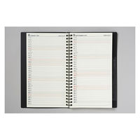 高橋書店 【2023年版】リングダイアリースリム A5変型 見開き1週間+ノート 月曜始 黒 91 1冊（直送品）
