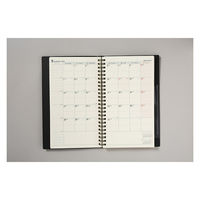 高橋書店 【2023年版】リングダイアリースリム A5変型 見開き1週間 月曜始まり 黒 93 1冊（直送品）