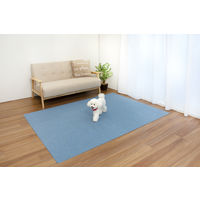 サンコー タイルマット 45×45cm 撥水 メランジブルー 1セット（10枚）