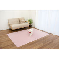 サンコー タイルマット 45×45cm 撥水 メランジピンク 1セット（10枚）