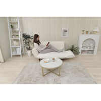 セルタン 大人かわいい カウチソファ 2人掛 ダイヤモンドキルト 幅1250mm アイボリー A01h-359WH 1台（直送品）