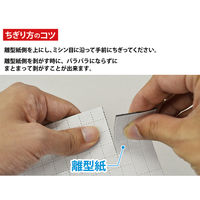 マグエックス マグネット粘着付シート強力 ちぎれ~る(大) MSWFPC-600 1枚