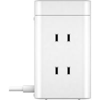 電源タップ 2m タワー型USBタップ 2P式 6個口 USB-A×2/Type-C×1 TSK110U2CW 多摩電子工業