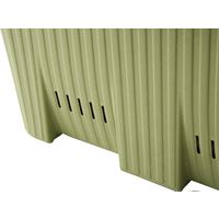 アップルウェアー 楽々菜園 深型 600 支柱用フレーム付 サラダグリーン 4905980310841 1個