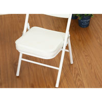 不二貿易 背付ミニチェアー ホワイト 16833 1セット(6脚入)（直送品）