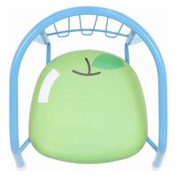 不二貿易 ベビーローチェアー アップル 32868 1セット(6脚入)（直送品）