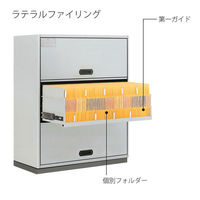 プラス　個別フォルダー　A4ラテラル　イエロー　FL-061RIF　87467　1袋（10枚入）（わけあり品）