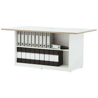 アール・エフ・ヤマカワ マルチストレージテーブルII 幅1600×奥行900×高さ760mm ホワイト RFSGD2-1690 1台（取寄品）