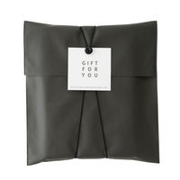 ヘッズ 不織布パーツ付ギフトバッグ M/チャコール FPC-BM 1袋（10枚入）