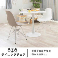 三栄コーポレーション イームズチェア スチール脚 4脚セット　レッド A1--PROCHR4STRD_AS　１セット(４脚）（直送品）