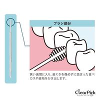 オキナ クリアピック Y28025 1箱（1000本入）歯間つまようじ