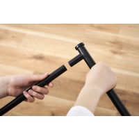 アイリスオーヤマ 簡単組立スタイル物干し ブラック STMH-790 1台