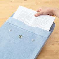 オキナ ビニールバック 角0 ブルー VB0EB 1枚