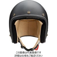 マルシン(Marushin) バイクヘルメット ジェット MCJ2 クラウンスカル オープンジェット グロスブラック XLサイズ (61ー6（直送品）