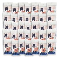 アデリー 【３５個セット】メッセージねこクッキー【ＦＯＲ　ＹＯＵ】 MSO-032-35（直送品）