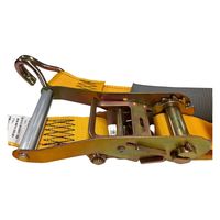 TDSコーポレーション トラック用キネダイン ラッシングベルト・固定・荷締固縛 ラチェット式50mm Jフック1M×7M 一般用 10本入（直送品）