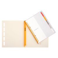 マルマン クラルテ バインダー A5 20穴 アイボリー F415-14 1セット(1冊×2)