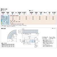 オークラ輸送機 樹脂ローラーコンベヤ BBR63075RX90B 1P（直送品）